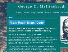 Tablet Screenshot of georgemallinckrodt.com
